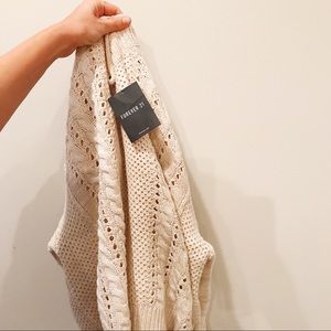 Cropped Cream Sweater